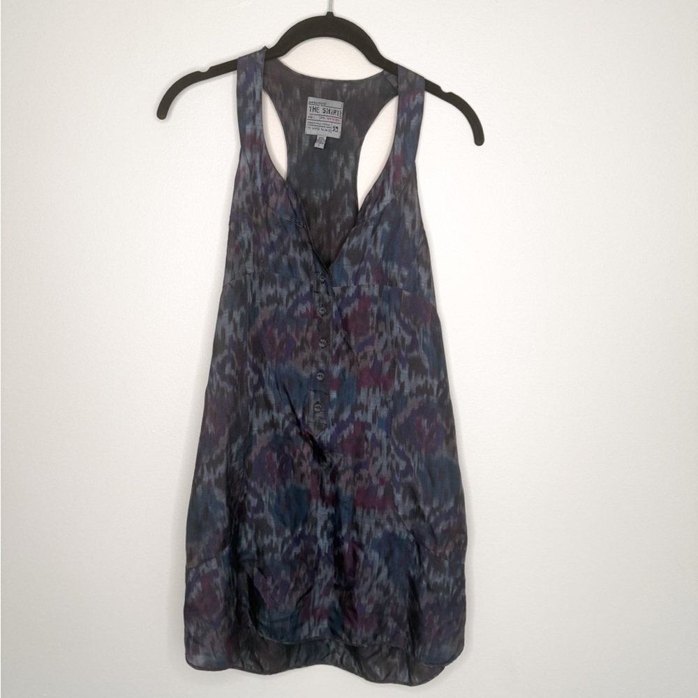 Joe’s Jeans “The Shirt” Semi-Sheer Racerback Tank Tunic – Size L